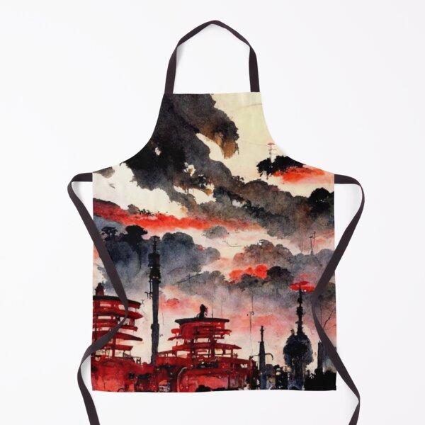 Item preview, Watercolor view Ueno Park Tokyo Asakusa designed and sold by Mirochan80.