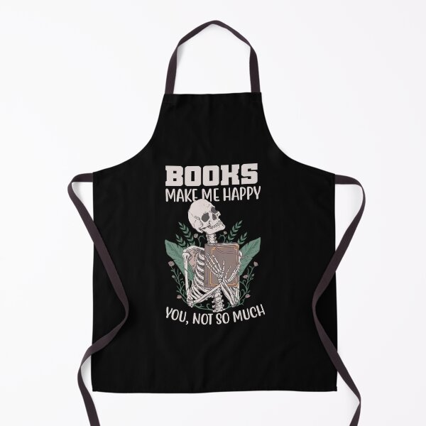 Item preview, Books make me happy you not so much skeleton funny reader book lover saying designed and sold by beckadamr.