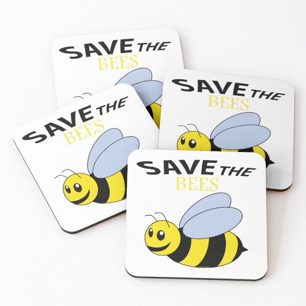 Item preview, Save the bees shits, save the bees phone cases, save the bees hats, save the bees shower curtain, save the bees backpack  designed and sold by Poussyarts.