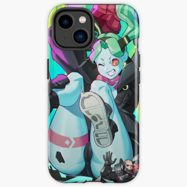Rebecca and Adam Smasher Edgerunners Cyberpunk iPhone Tough Case