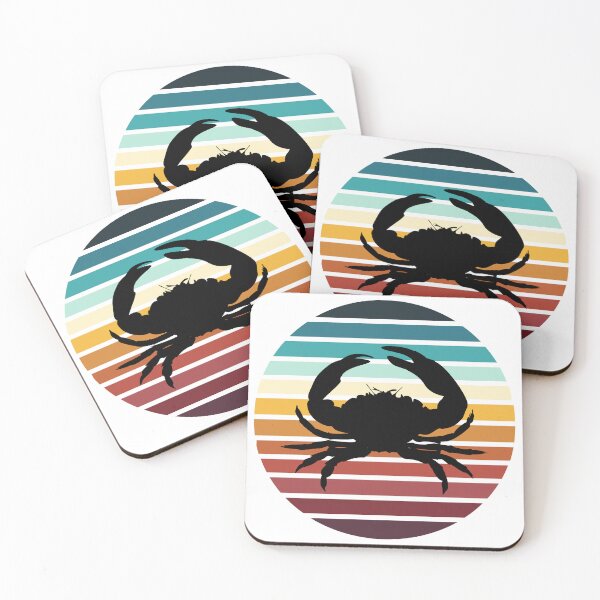 Item preview, Crustaceancore Nautical Crab Beach Life Sunset designed and sold by jrno11.