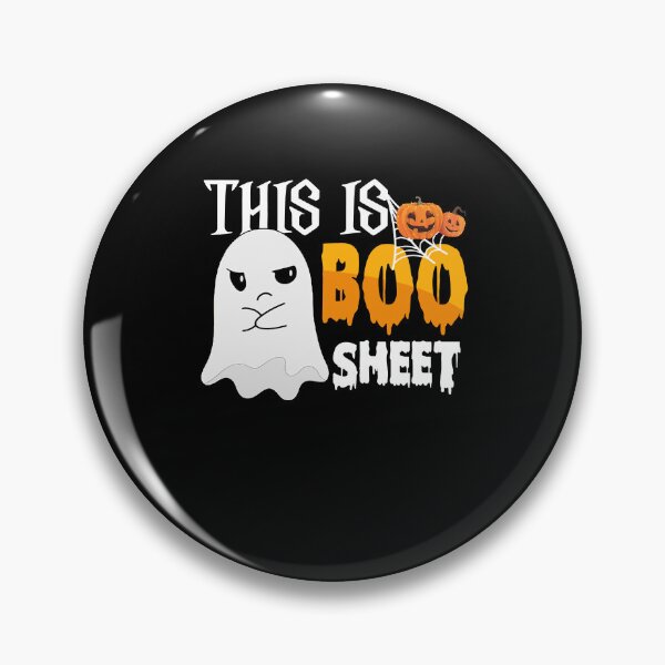 Item preview, This Is Boo Sheet funny cute ghost halloween spooky designed and sold by beckadamr.