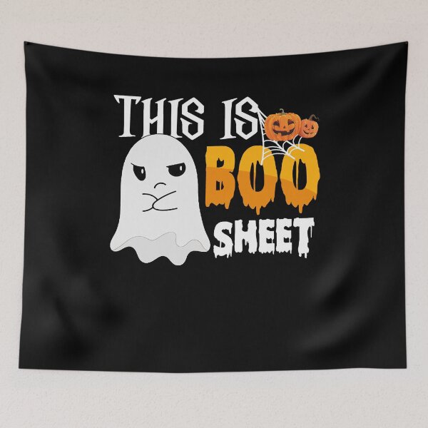 Item preview, This Is Boo Sheet funny cute ghost halloween spooky designed and sold by beckadamr.