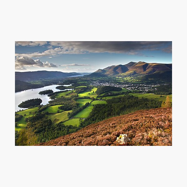 Item preview, Shadows and Light along the Borrowdale Valley to Skiddaw designed and sold by Martin Lawrence.