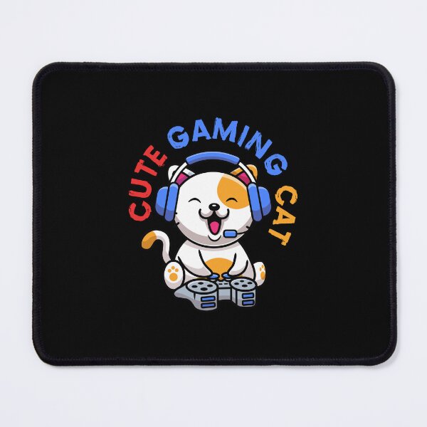 Item preview, CUTE GAMING CAT designed and sold by tagmecool.