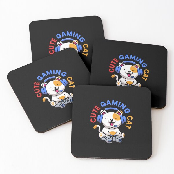 Item preview, CUTE GAMING CAT designed and sold by tagmecool.