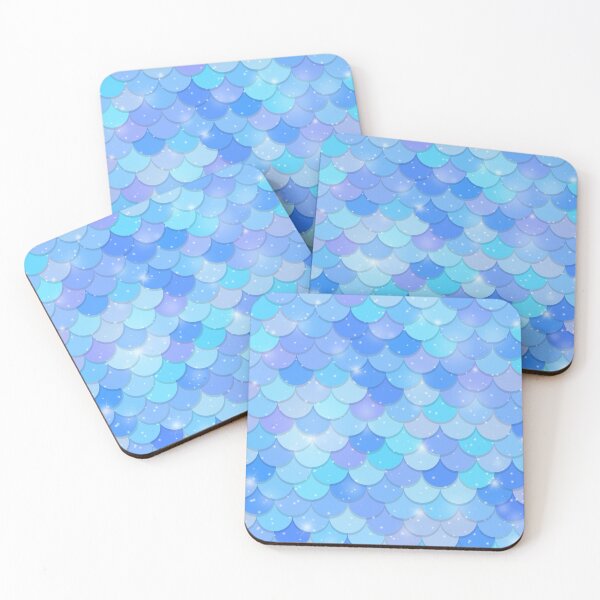 Item preview, Sparkling Blue Mermaid Scales designed and sold by Ayoub14.
