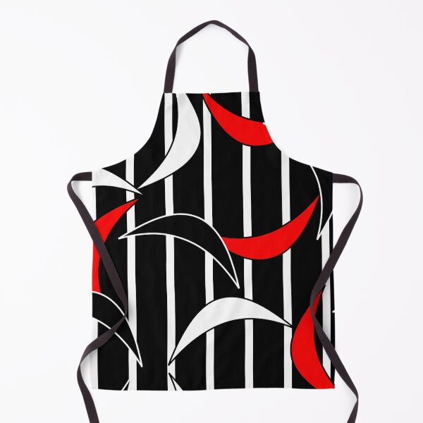 Aperçu de l'œuvre haut à rayures verticales noir et blanc créée et vendue par bobe1design.