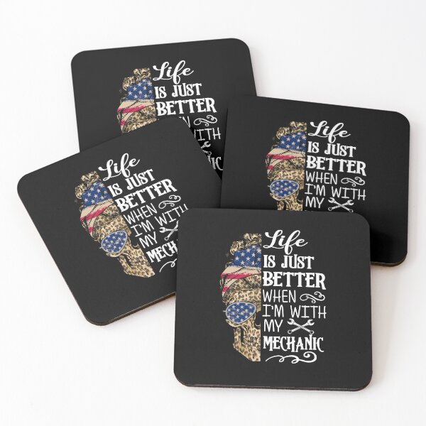 Item preview, Life is just better when i'm with my mechanic funny vintage cool mechanical engineering designed and sold by beckadamr.