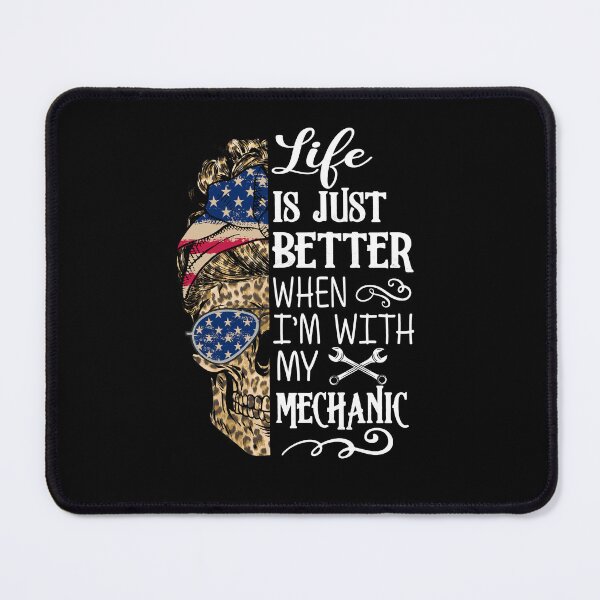 Item preview, Life is just better when i'm with my mechanic funny vintage cool mechanical engineering designed and sold by beckadamr.