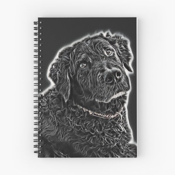 Item preview, Big Black Shaggy Dog - Finn (large) designed and sold by WeeGemTees.