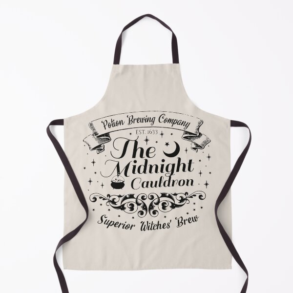 Item preview, The Midnight Cauldron, Cool Halloween Design, One Of Matching Four Cream Color designed and sold by TrulyEpoque.