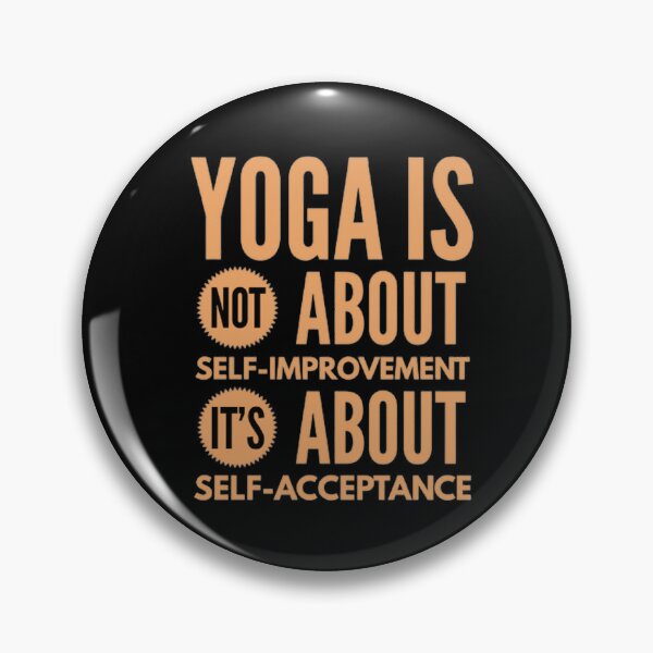 Item preview, Yogi is not about self-improvement it's about self-acceptance designed and sold by Hammy97.