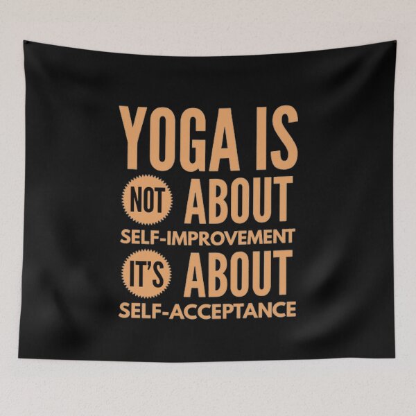 Item preview, Yogi is not about self-improvement it's about self-acceptance designed and sold by Hammy97.