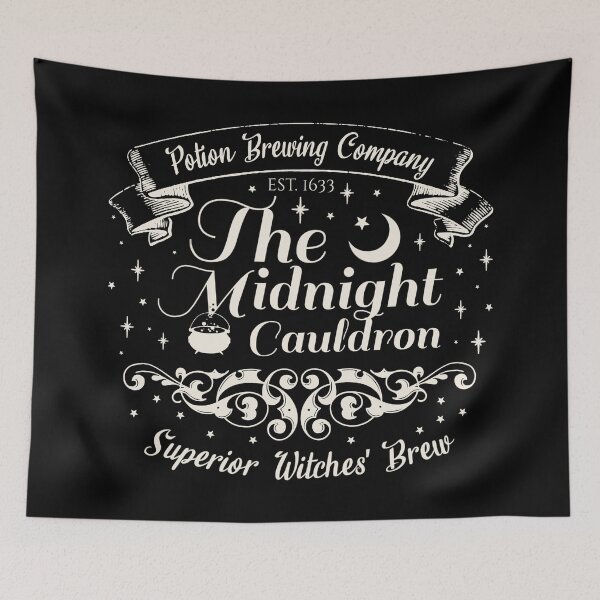 Item preview, The Midnight Cauldron, Cool Halloween Design, One Of Matching Four  designed and sold by TrulyEpoque.
