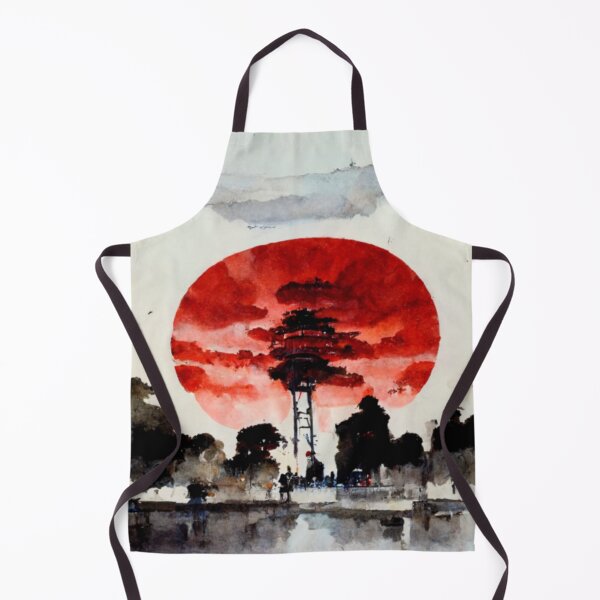 Item preview, Watercolor view Ueno Park Tokyo Asakusa designed and sold by Mirochan80.