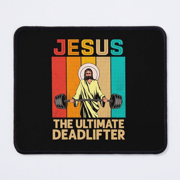 Item preview, Jesus The Ultimate Deadlifter vintage cute colorful christian gym lovers funny designed and sold by beckadamr.