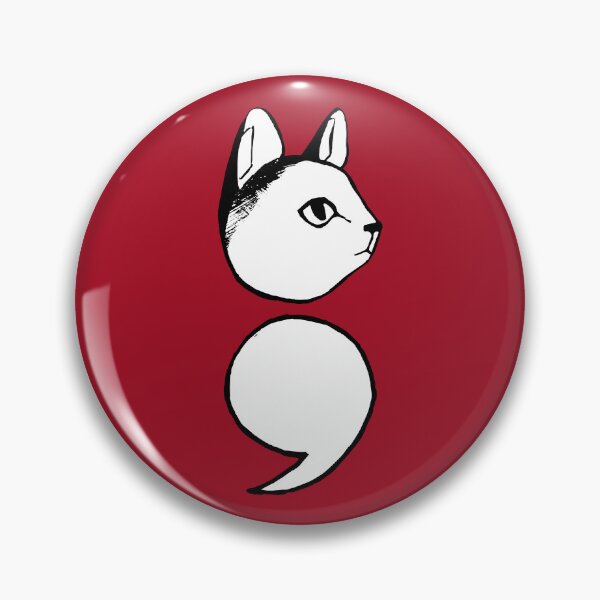 Item preview, Semicolon Cat designed and sold by THROUGH-LIFE.
