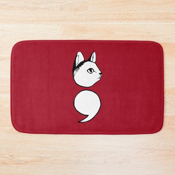 Item preview, Semicolon Cat designed and sold by THROUGH-LIFE.