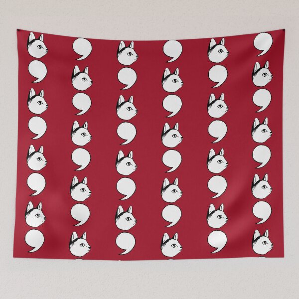 Item preview, Semicolon Cat designed and sold by THROUGH-LIFE.