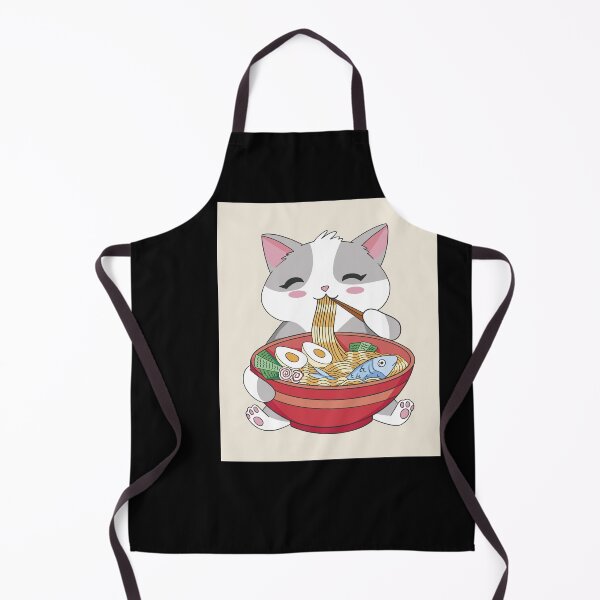 Item preview, Kawaii Anime Neko Cat Japanese Ramen Udon Noodles Otaku designed and sold by Raika-Kokuin.
