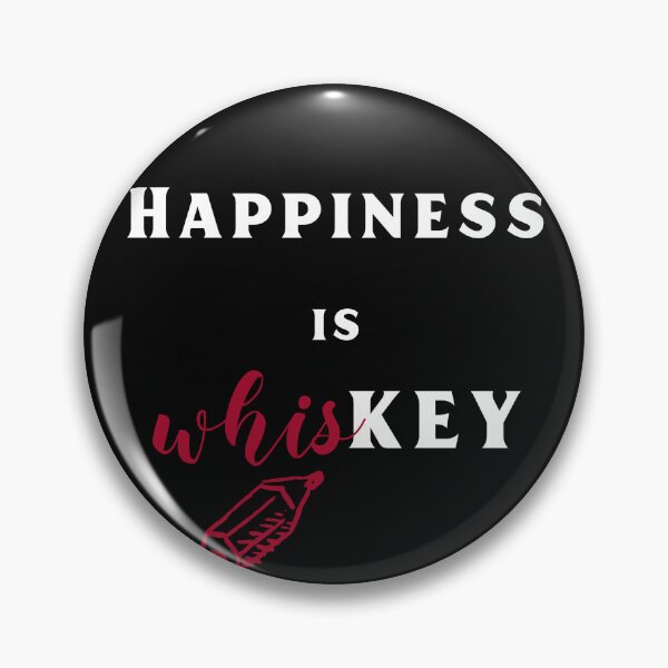 Item preview, Happiness Is Whiskey. Wise Words With Correction designed and sold by Rebel-Design.
