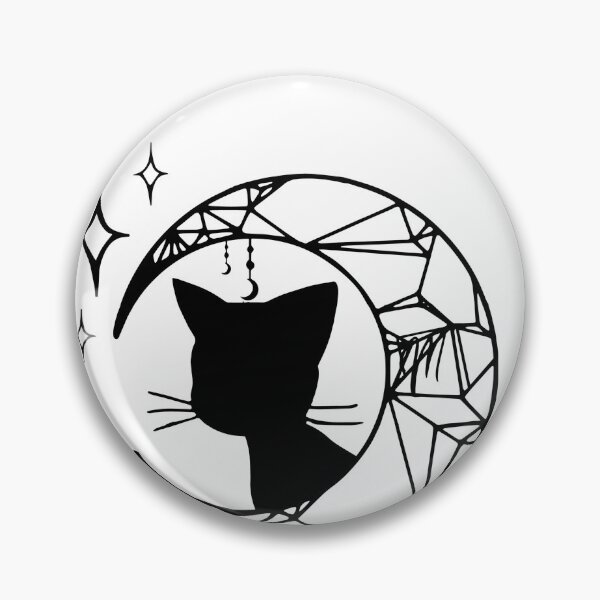 Item preview, black moon Cat Tshirt gift for cat lovers gift for cat owners  designed and sold by GhostAmine.