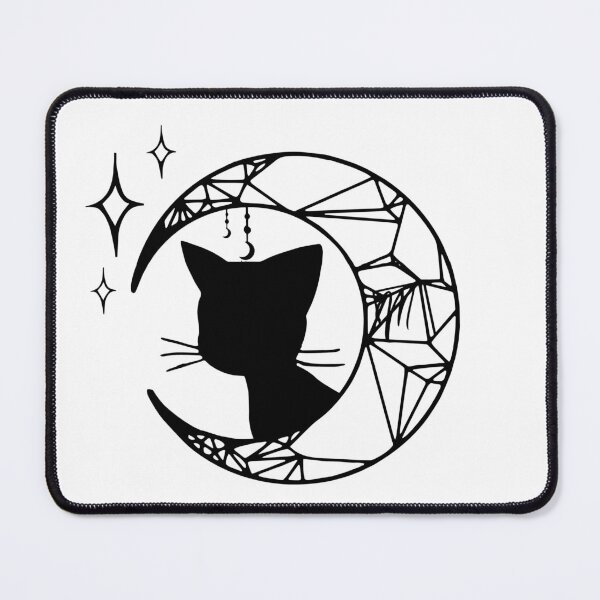 Item preview, black moon Cat Tshirt gift for cat lovers gift for cat owners  designed and sold by GhostAmine.