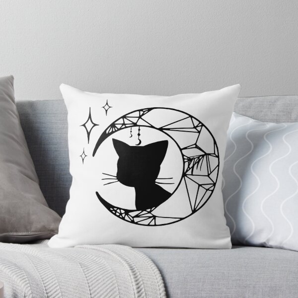 Item preview, black moon Cat Tshirt gift for cat lovers gift for cat owners  designed and sold by GhostAmine.