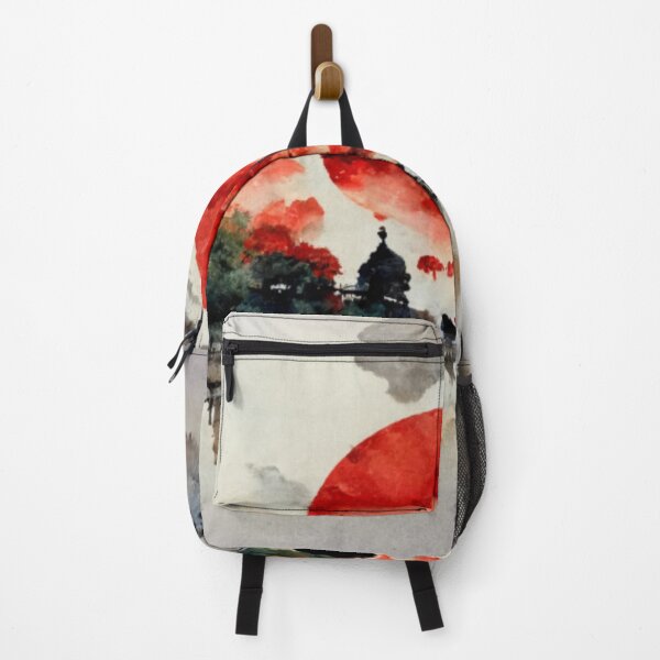 Item preview, Watercolor view Ueno Park lake Tokyo Asakusa designed and sold by Mirochan80.
