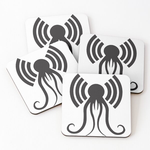Item preview, The H.P. Lovecraft Literary Podcast Logo - Black designed and sold by WitchHouseMedia.