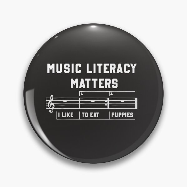 Item preview, Music literacy matters i like to eat puppies designed and sold by MerchNow.