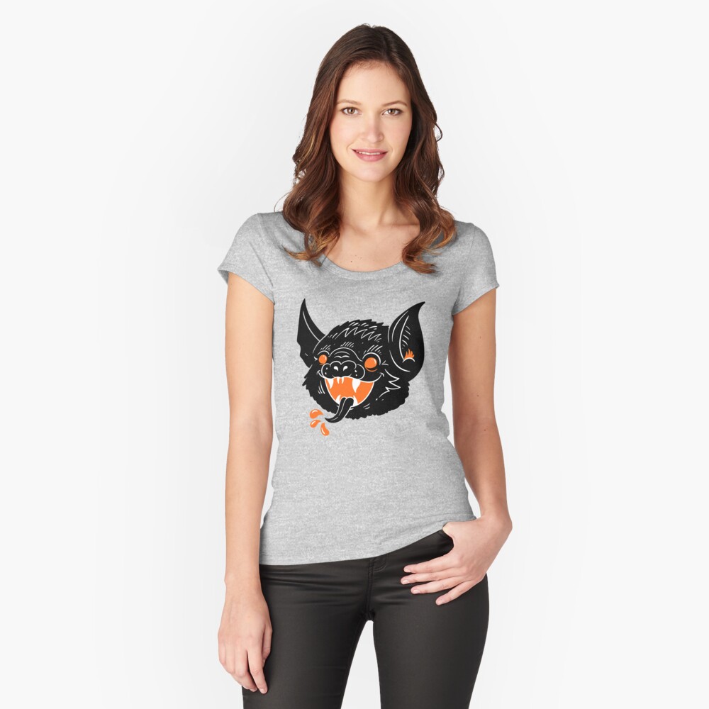 Item preview, Fitted Scoop T-Shirt designed and sold by SPOOKYSWAG.