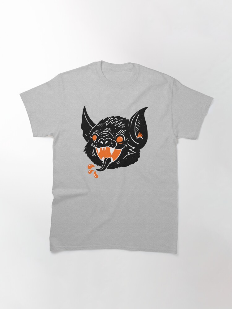 Thumbnail 3 of 7, Classic T-Shirt, Vintage Bat Halloween designed and sold by SPOOKYSWAG.