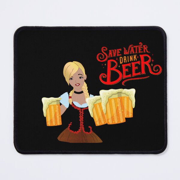 Item preview, Oktoberfest Beer Wiesn Save Water Drink Beer Bavaria Design designed and sold by Raika-Kokuin.