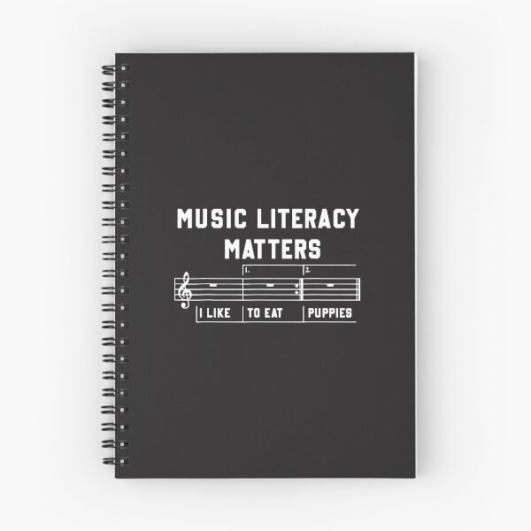 Item preview, Music literacy matters i like to eat puppies designed and sold by MerchNow.