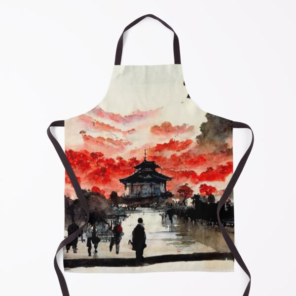 Item preview, Watercolor view Ueno Park Tokyo Asakusa designed and sold by Mirochan80.