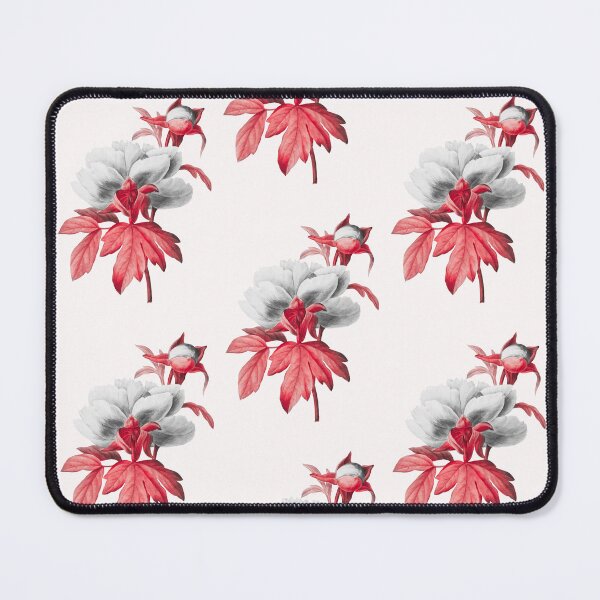 Item preview, Peony Flower, Alternative Illustration - Grey and Red Rose designed and sold by DaphneKstudio .