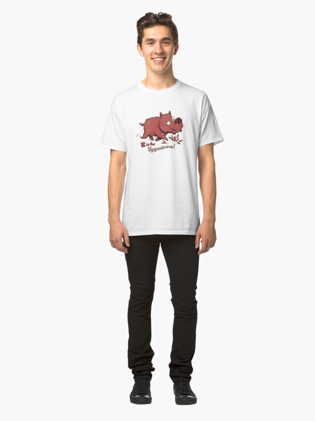 Alternate view of Z is for Zygomaturus! Classic T-Shirt