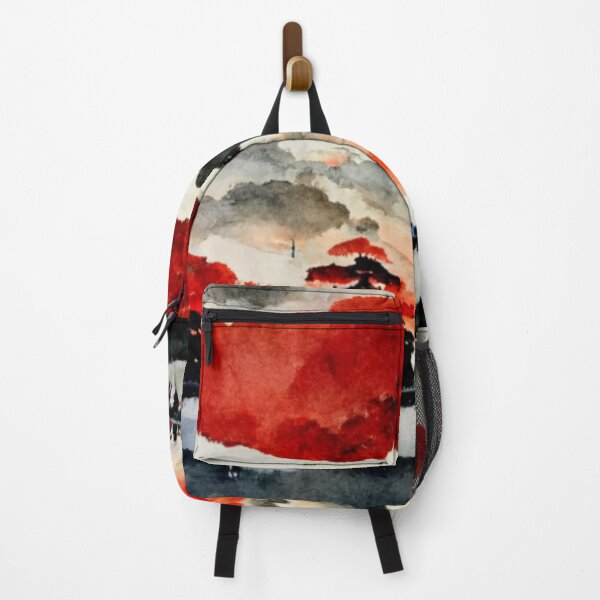 Item preview, Watercolor view Ueno Park lake Tokyo Asakusa designed and sold by Mirochan80.