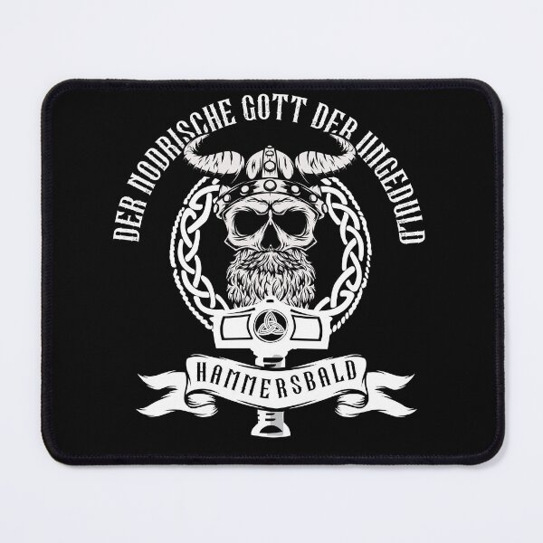 Item preview, Mythology Viking Norse god of impatience Skull beard designed and sold by Raika-Kokuin.
