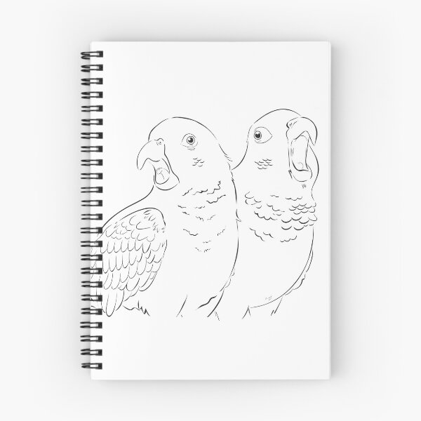 Item preview, Talkative Parakeets designed and sold by TokkiJess.