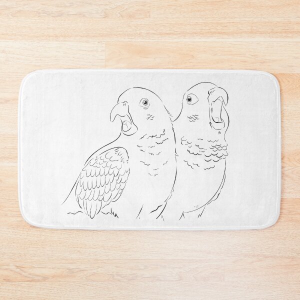 Item preview, Talkative Parakeets designed and sold by TokkiJess.