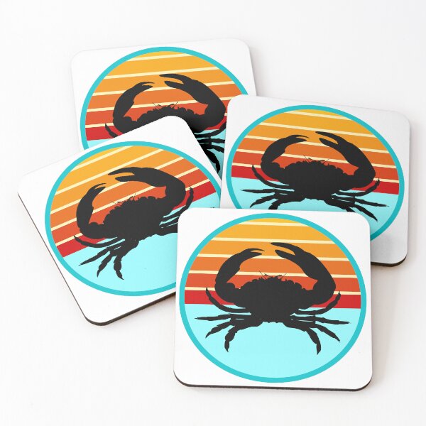 Item preview, Crustaceancore Nautical Crab Beach Life Sunset designed and sold by jrno11.