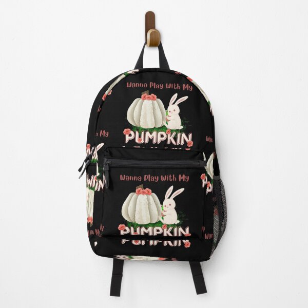 Item preview, Wanna Play With My Pumpkin (Bunny and Pumpkin) designed and sold by SimplyMe-Plus.