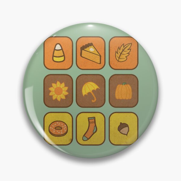 Item preview, Fall Icons Thanksgiving Holiday Season designed and sold by vron615.