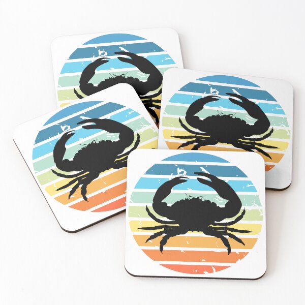 Item preview, Crustaceancore Nautical Crab Beach Life Sunset designed and sold by jrno11.