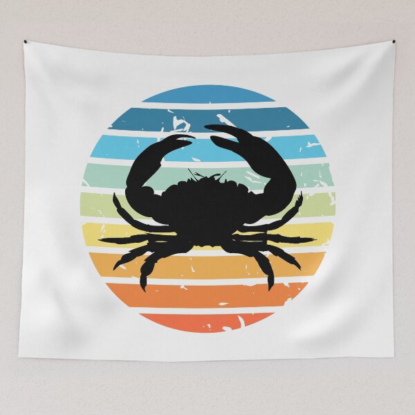 Item preview, Crustaceancore Nautical Crab Beach Life Sunset designed and sold by jrno11.