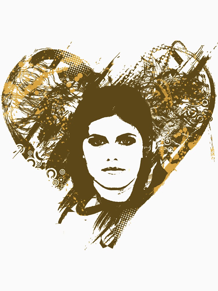 Portrait of Alexandra Daddario Sticker for Sale by Rockberry