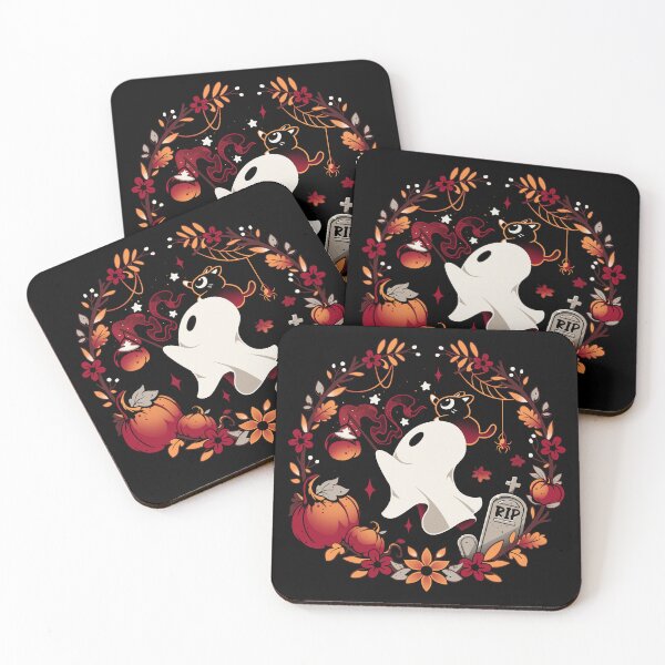 Item preview, Spooky Wishes - Cute Halloween Ghost designed and sold by Snouleaf.
